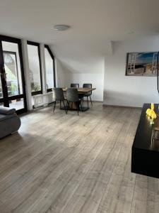 Χώρος καθιστικού στο Ferienwohnung Bodensee Nähe