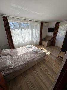 Postel nebo postele na pokoji v ubytování Casa de Vacanță Daniel