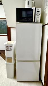 Køkken eller tekøkken på 嵐-池袋4分新宿15分