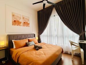 Postel nebo postele na pokoji v ubytování Cozy Shah Alam Sunsuria Forum Staycation Suite 3BR2BA -3 Mins Setia Convention Centre & Setia City Mall, Netflix Free WiFi & 2 Parking 2-6Pax + 73 fotografií