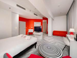 Posteľ alebo postele v izbe v ubytovaní Ibis Styles Wroclaw Centrum