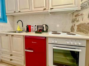 Kuchyň nebo kuchyňský kout v ubytování PortaDelMare deluxe suites