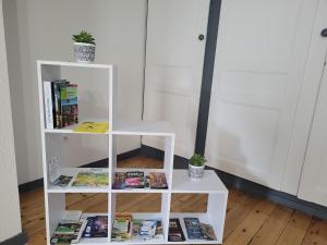 Knihovna v apartmánu