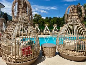 Bazén v ubytování premium park apart otel nebo v jeho okolí