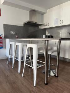 Kuchyňa alebo kuchynka v ubytovaní Apartamento luaS
