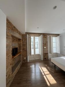 Posteľ alebo postele v izbe v ubytovaní Apartamento luaS