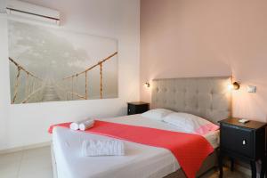 Posteľ alebo postele v izbe v ubytovaní Cathrin Beachfront Villa + 17 fotografií