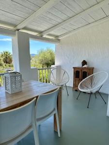 A balcony or terrace at Boutique Art Villa Maria
