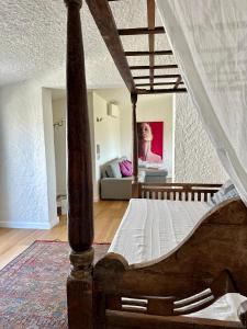 A bed or beds in a room at Boutique Art Villa Maria
