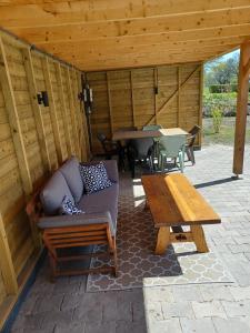 Area soggiorno di Bungalow net buiten Zuidwolde