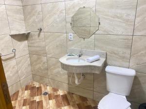 Vannituba majutusasutuses Pousada Sagrada Devoção
