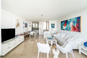 Μια τηλεόραση ή/και κέντρο ψυχαγωγίας στο Villa Galene Del Mar