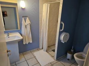 Vannituba majutusasutuses Hundstrup