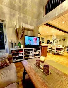 Μια τηλεόραση ή/και κέντρο ψυχαγωγίας στο RådyrTeigen in the Oslo fjord, Brønnøya