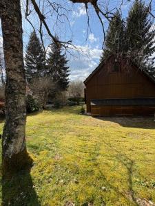 Zahrada ubytování Le chalet de l’Onde