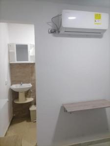 Koupelna v ubytování Hostel AC