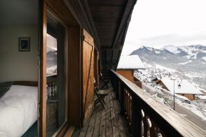 Nespecifikovaný výhled na hory nebo výhled na hory při pohledu z bed and breakfast