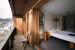 Nespecifikovaný výhled na hory nebo výhled na hory při pohledu z bed and breakfast