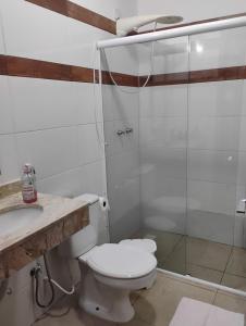 Koupelna v ubytování Hospedagem Casa estrada real Paraty