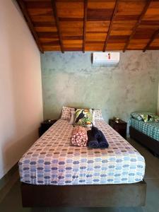 Postel nebo postele na pokoji v ubytování Casa Aroeira 3 quartos3 Banheiros piscina + 50 fotografií