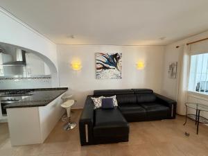 Χώρος καθιστικού στο Luces Del Mar Beautiful bungalow with seaview near to Moraira