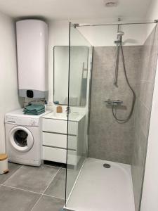 Koupelna v ubytování Appartement T2 Bis rénové