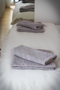Postel nebo postele na pokoji v ubytování Apartman Aleksandra Vrnjacka Banja + 37 fotografií