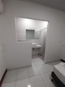 Koupelna v ubytování Casa Las Graditas