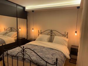 Ένα ή περισσότερα κρεβάτια σε δωμάτιο στο Appartement La Baule
