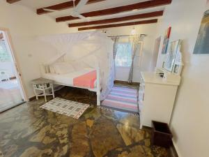 Kuchyň nebo kuchyňský kout v ubytování Afro-boho Villa with Private Pool
