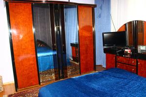 TV a/nebo společenská místnost v ubytování Guest House Lazika