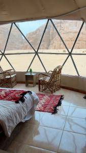 Nespecifikovaný výhled na hory nebo výhled na hory při pohledu z bed and breakfast