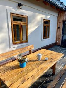 Patio nebo venkovní prostory v ubytování Chalupa Mera