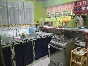Kuchyň nebo kuchyňský kout v ubytování casa pive nice