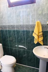 Koupelna v ubytování Guest House Lazika + 37 fotografií