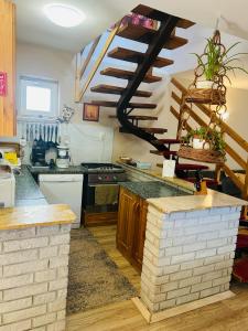 Köök või kööginurk majutusasutuses Gabi apartman