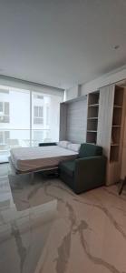 Postel nebo postele na pokoji v ubytování Hermoso apartamento en Pozos Colorados Santa Marta