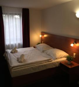 Voodi või voodid majutusasutuse Hotel ELMA toas