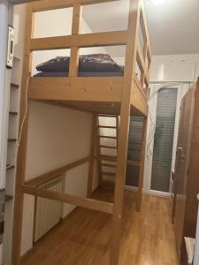 a couple of bunk beds in a room at b&b da maty in Faenza