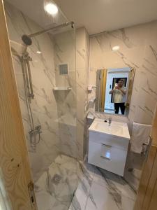 Koupelna v ubytování Appartement internationale