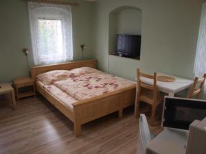 Postel nebo postele na pokoji v ubytování Apartments Viktoria Klinovec