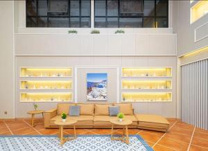 Posezení v ubytování Mediterranean Hotel, Zhangmutou Branch, Dongguan