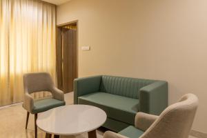Rathna Residency的休息区