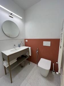Koupelna v ubytování Hotel Duca D'Aosta