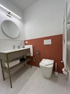 Koupelna v ubytování Hotel Duca D'Aosta