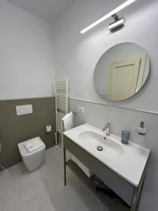 Koupelna v ubytování Hotel Duca D'Aosta