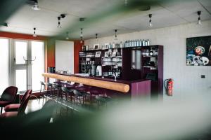 Lounge nebo bar v ubytování Hotel Rossi