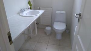 Brúnalaug Guesthouse - Holiday Home tesisinde bir banyo