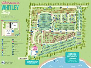 a map of the wileyiny bay resort at 88 Elm Walk in Newcastle upon Tyne