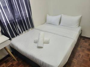 Postel nebo postele na pokoji v ubytování Cool memories smart stay